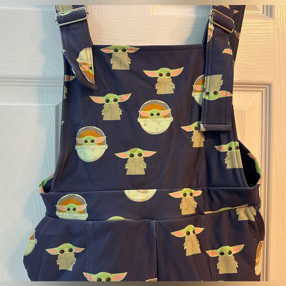 BlackMilk x Baby Yoda short overalls - Picture 2 of 4